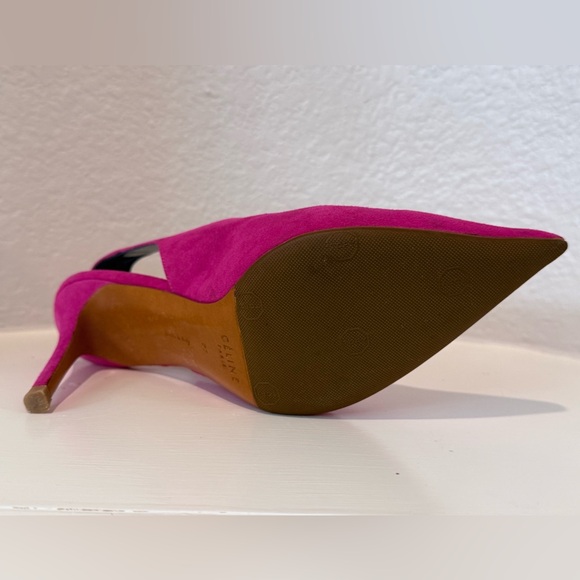 Fuschia Celine heels, UK size 37, in good used condition. - Picture 6 of 8